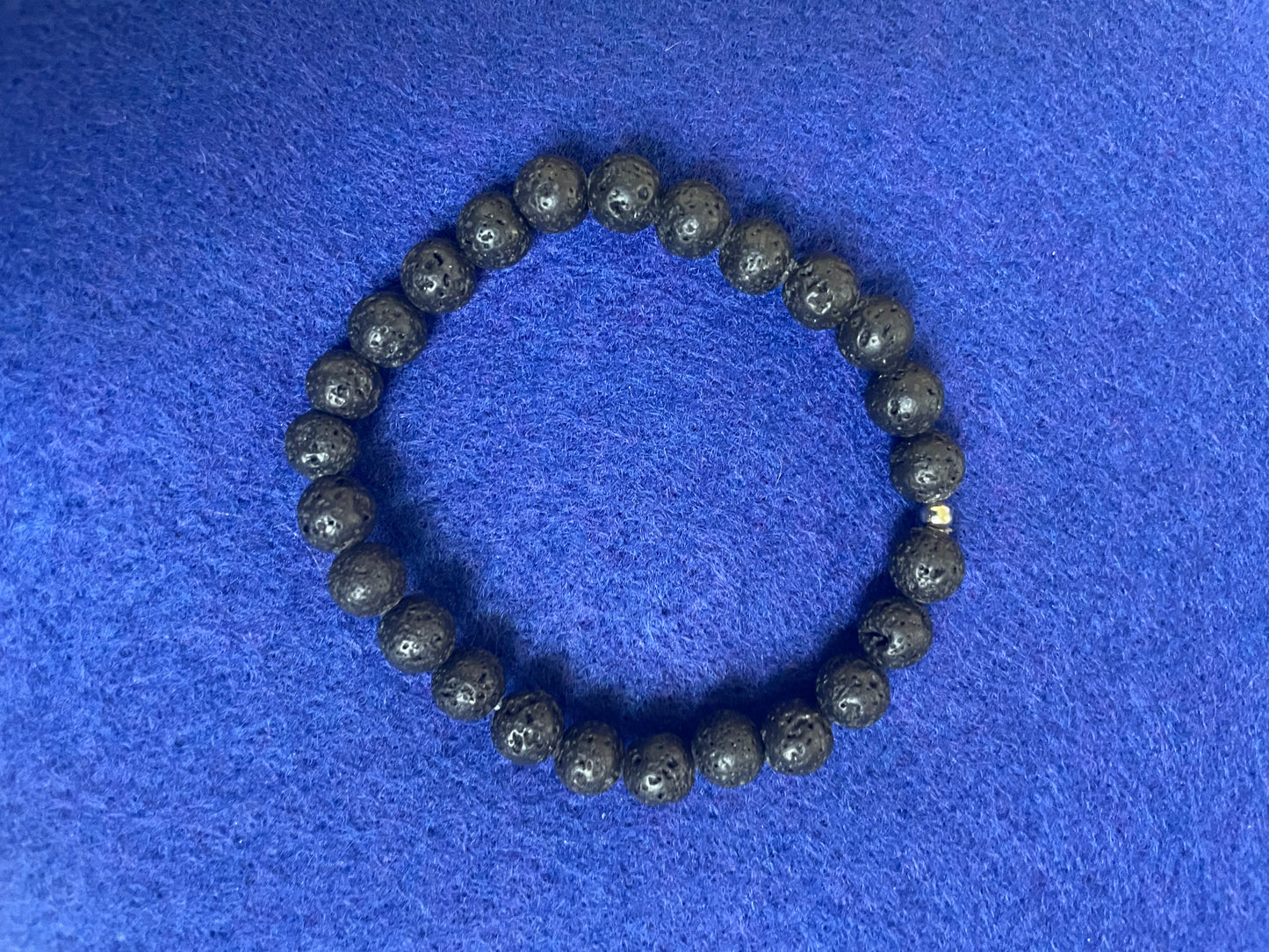 LAVA STONE BRACELET 6"