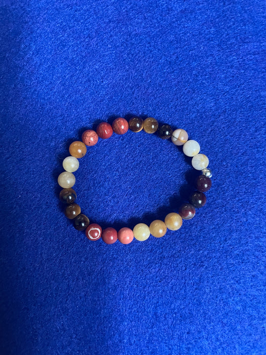 MULTI STONE BRACELET 6"