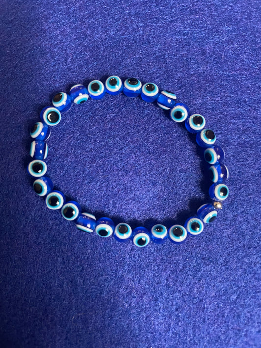 EVIL EYE BRACELET 7"