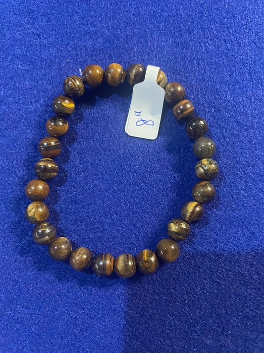 Tiger's Eye Bracelet 8"