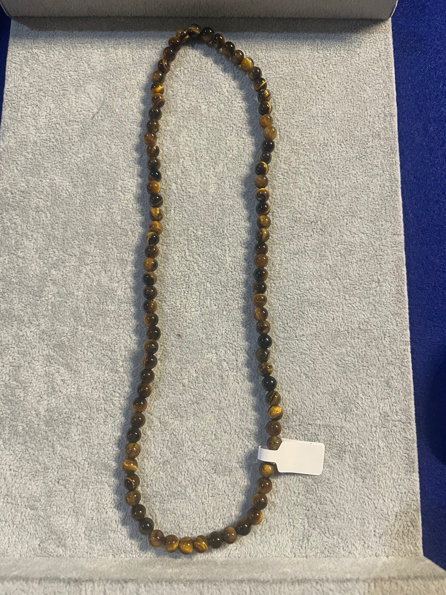 Tiger's Eye Beaded Necklace 18"