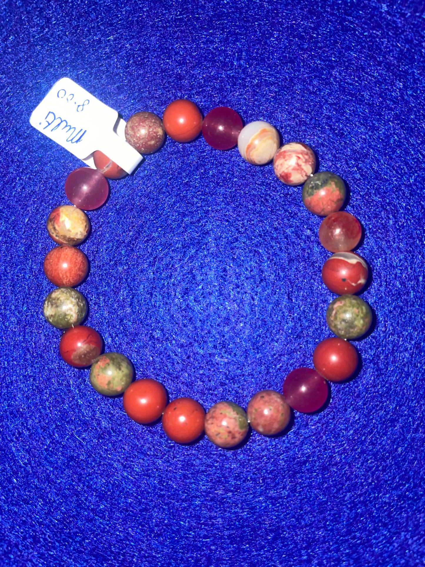 Multi Stone Bracelet 7"